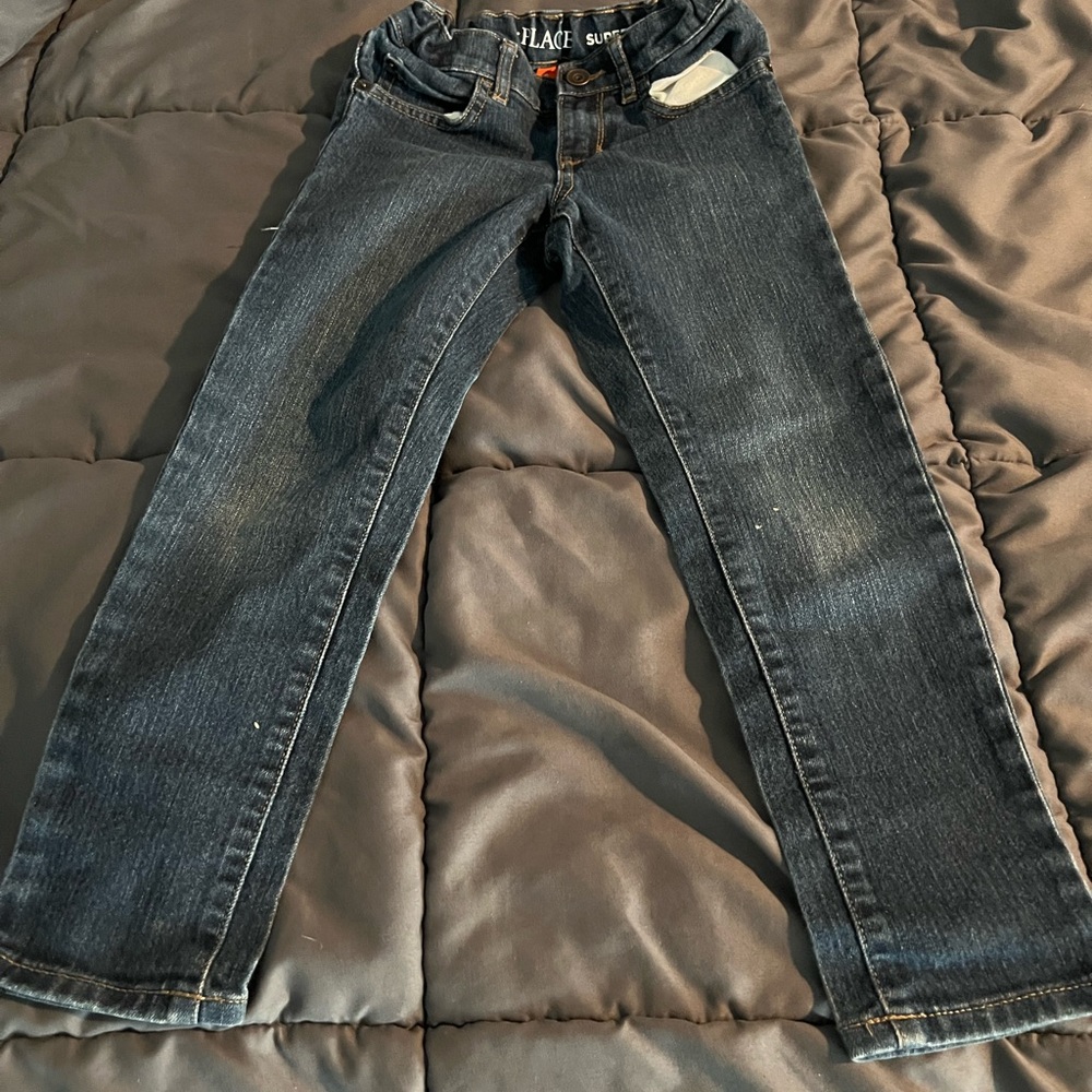 Place Super Skinny Jeans in Dark Blue